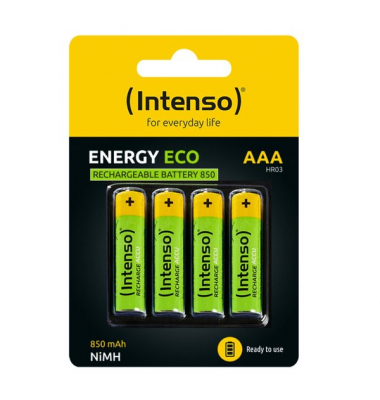 Accu, 850mAh, Micro, AAA, HR03, 4er Blister