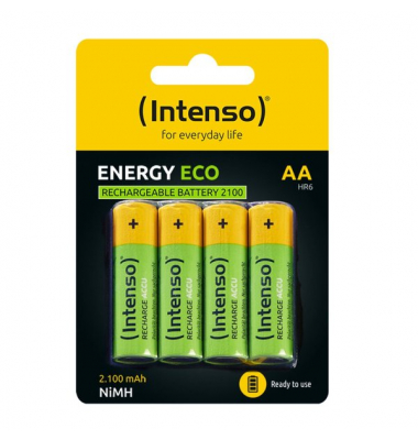 Accu, 2100mAh, Mignon, AA, HR6, 4er Blister