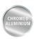 Klebehalterung ALUXX, mit Ablagekorb, selbstklebend, chrom