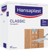Wundpflaster Classic 1009231, 1 Rolle, 6cmx5m, hautfarben
