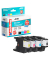 Druckerpatrone EDD-439 18-439 (kompatibel zu brother LC-1240BK/C/M/Y), schwarz/cyan/magenta/gelb, ca. 740 / 3x 885 Seiten