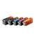 Druckerpatrone 18-500 kompatibel zu Canon PGI-520, CLI-521 BK/C/M/Y, Multipack, 2x schwarz, cyan, magenta, gelb