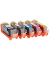 Druckerpatrone 18-514 kompatibel zu Canon PGI-570XL, CLI-571XL C/M/Y, Multipack, 2x schwarz, cyan, magenta, gelb