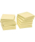 Haftnotizen 5654-11BOX, Recycling, 75x75mm, gelb, Quadratisch