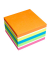 Haftnotizen 5654-53BOX, Box, 75x75mm, orange/weiss/gelb/blau/grün/pink, quadratisch