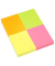 Haftnotizen 1651-39BOX, Box, 50x40mm, gelb/orange/pink/grün, rechteckig