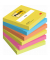 Haftnotizen 654-TFEN, Notes Energetic Collection, 76x76mm, 5-farbig sortiert (ultragelb/neonorange/ultrapink/ultrablau/neongr&uuml;n)