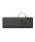 Tastatur KC-550, QWERTZ, USB A, schwarz