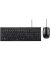 Cortino kabelgebunden Tastatur-Maus-Set kabelgebunden schwarz