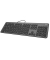 PC-Tastatur KC-700 00182652, mit Kabel (USB), leise, anthrazit, schwarz