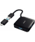 Hub, USB A/USB C, Geräteanschlüsse: 4 an 1, schwarz