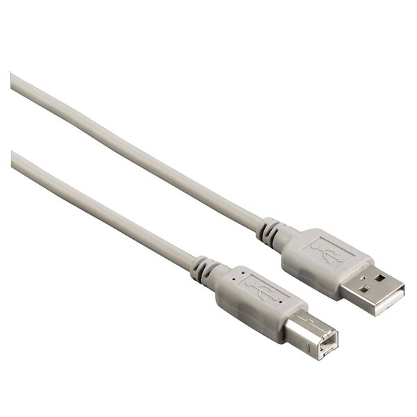 4047443442291 - USB Anschlusskabel A-Stecker-B-Stecker 3m grau verbindet PC 4047443442291 Hama 4047443442291 - USB Anschlusskabel A-Stecker-B-Stecker 3m grau verbindet PC 4047443442291 Hama