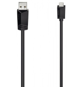 USB-Kabel 200607, 0,75m, USB-A auf Micro-USB, schwarz