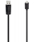 USB-Kabel 200607, 0,75m, USB-A auf Micro-USB, schwarz