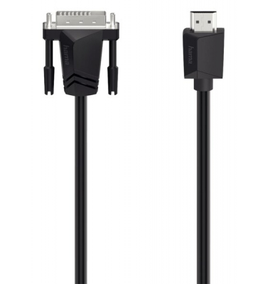Videokabel DVI-Stecker auf HDMI- Stecker, 1,5 m, schwarz, Videokabel DVI-Stecker auf HDMI- Stecker, 1,5 m, schwarz,