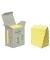 Haftnotiz Recycling Notes 51 x 38 mm (B x H) gelb 100 Bl./Block 6 Block/Pack.