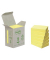 Haftnotizen 653-1B, Recycling Notes, 38x51mm, gelb, rechteckig