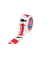Signalpackband 58263-00000, Abstand halten, 50mm x 50m, weiß/rot