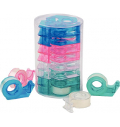 Klebebandabroller 420039, f&uuml;r Klebeb&auml;nder bis 15mm x 10m, farbig sortiert