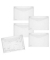 Dokumententasche - 40101-04, Din A4 quer, transparent farblos, Polypropylen (PP), Klettverschluss