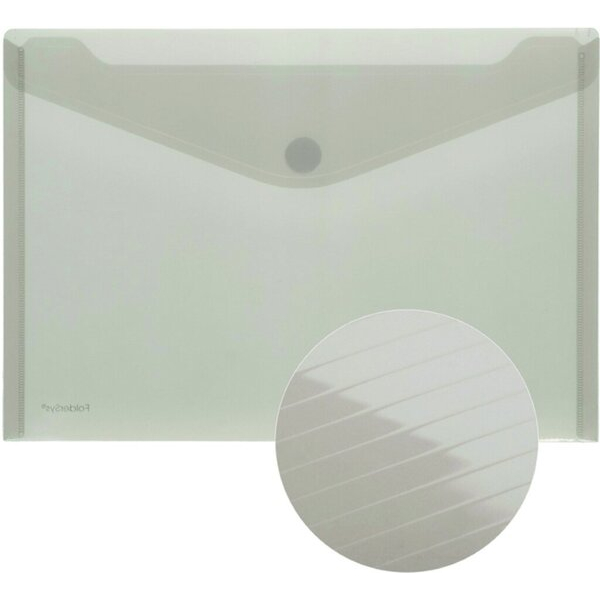 4250037409420 - Dokumententasche 40101-23 A4 quer transparent rauch Kunststoff Klettverschluss 4250037409420 10 Stück