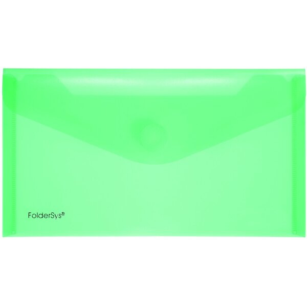 4250037409789 - Dokumententasche 40103-54 Din Lang transparent grün Kunststoff Klettverschluss 4250037409789 10 Stück