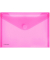 PP-Umschlag A5quer rot transparent