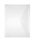 Dokumententasche - 40106-04, Din A4, transparent farblos, Polypropylen (PP), Klettverschluss