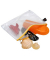 Reißverschlußtasche Mesh Bag PVC A5 244x190mm farblos/gelb