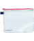 Reißverschlußtasche Mesh Bag PVC B6 220x173mm farblos/rot