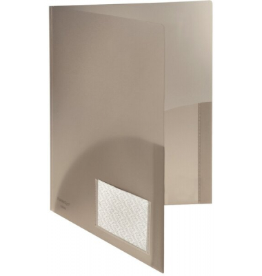 Broschüren-Mappe rauch transparent 305 x 225 x 0 mm (HxBxT)