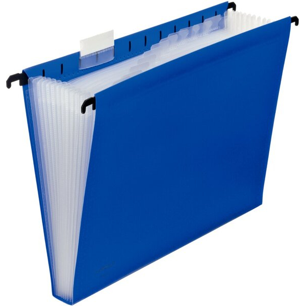 4250037415995 - Hänge-Fächertasche 12er blau 240 x 318 x 30 mm (HxBxT) 4250037415995 FolderSys