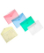 Dokumententasche - 40102-94, A5 quer, transparent blau/gr&uuml;n/rot/gelb und farblos, Polypropylen (PP), Klettverschluss