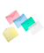 Dokumententasche - 40102-94, A5 quer, transparent blau/gr&uuml;n/rot/gelb und farblos, Polypropylen (PP), Klettverschluss