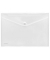 Dokumententasche - 40111-00, Din A4 quer, transparent farblos, Polypropylen (PP), Druckknopfverschluss