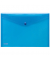Dokumententasche - 40111-44, A4 quer, transparent blau, Polypropylen (PP), Druckknopfverschluss