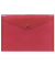 Dokumententasche - 40111-84, Din A4 quer, transparent rot, Polypropylen (PP), Druckknopfverschluss