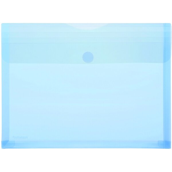 4250037421095 - Dokumententasche 40105-44 A4 quer transparent blau Kunststoff Klettverschluss 4250037421095 10 Stück