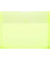 Dokumententasche 40105-64, A4 quer, transparent gelb, Kunststoff, Klettverschluss