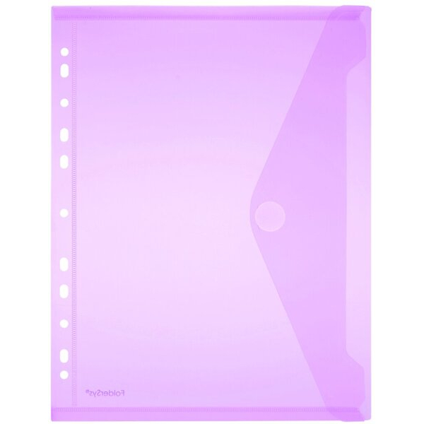 4250037421354 - PP-Umschlag A4 Lochrand rot transparent 4250037421354 40106-84 10 Stück