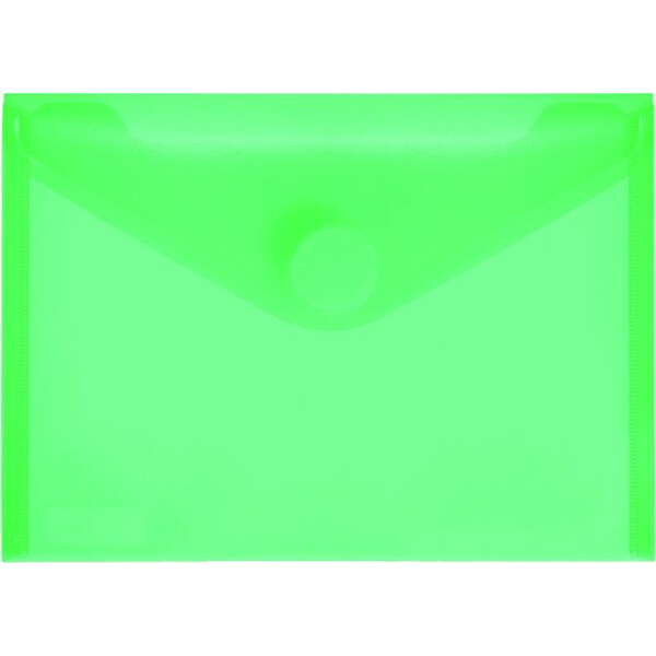 4250037421712 - Dokumententasche 40116-54 A6 quer transparent grün Polypropylen (PP) Klettverschluss 4250037421712 10 Stück