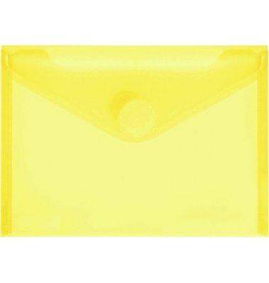PP-Umschlag A6quer gelb transparent