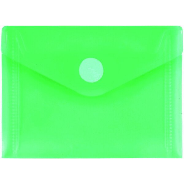 4250037421866 - Dokumententasche 40117-54 A7 quer transparent grün Polypropylen (PP) Klettverschluss 4250037421866 10 Stück