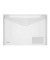 Dokumententasche - 40132-04, A4 quer, transparent farblos, Polypropylen (PP), Klettverschluss