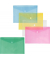 Dokumententasche - 40132-04, Din A4 quer, transparent farblos, Polypropylen (PP), Klettverschluss