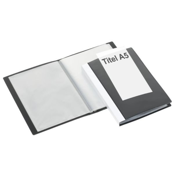 4250037423969 - Präsentations-Sichtbuch 40 Hüllen schwarz 225 x 162 x 26 mm (HxBxT) 4250037423969 FolderSys