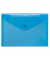 Dokumententasche 40912-44, A5, transparent blau, Kunststoff, Druckknopfverschluss