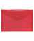 Dokumententasche - 40912-84, A5 quer, transparent rot, Polypropylen (PP), Druckknopfverschluss