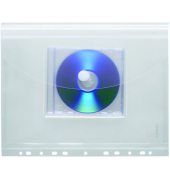 Dokumententasche 40139-04, A4, transparent farblos, Polypropylen (PP), Klettverschluss