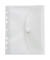 Dokumententasche 40159-04, A5, transparent farblos, Polypropylen (PP), Klettverschluss